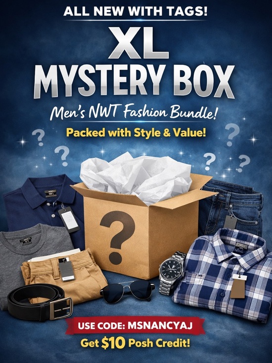 Other - ALL NEW With Tags (NWT) Menswear Size XL Mystery Box! 🎁
